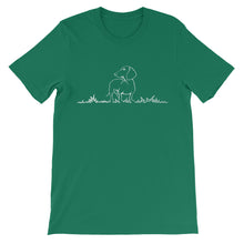 Load image into Gallery viewer, Dachshund Beauty Grass - Unisex/Men's T-shirt - WeeShopyDog