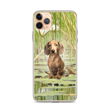 Load image into Gallery viewer, Dachshund Lotus - iPhone Case
