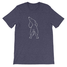 Load image into Gallery viewer, Dachshund Ahead - Unisex/Men's T-shirt - WeeShopyDog