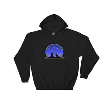 Load image into Gallery viewer, Dachshund Night Love - Hooded Sweatshirt - WeeShopyDog