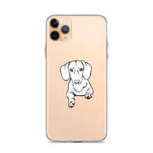 Load image into Gallery viewer, Dachshund Play - iPhone Case
