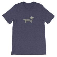 Load image into Gallery viewer, Dachshund Line - Unisex/Men's T-shirt - WeeShopyDog