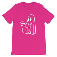 Load image into Gallery viewer, Dachshund Halloween Boo - Unisex/Men's T-shirt - WeeShopyDog