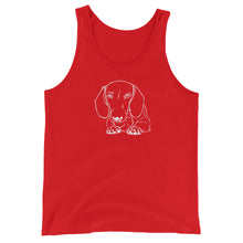 Load image into Gallery viewer, Dachshund Paws - Unisex/Men's Tank Top - WeeShopyDog