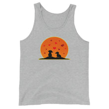 Load image into Gallery viewer, Dachshund In Love - Unisex/Men's Tank Top - WeeShopyDog