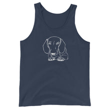 Load image into Gallery viewer, Dachshund Paws - Unisex/Men's Tank Top - WeeShopyDog