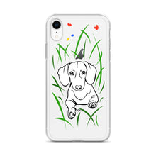Load image into Gallery viewer, Dachshund Play Grass - iPhone Case