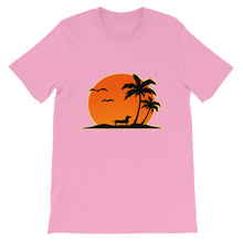 Load image into Gallery viewer, Dachshund Palm Tree - Unisex/Men's T-shirt - WeeShopyDog