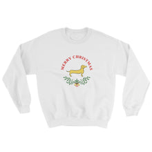 Load image into Gallery viewer, Dachshund Merry Christmas II - Sweatshirt - WeeShopyDog