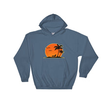 Load image into Gallery viewer, Dachshund Palm Tree - Hooded Sweatshirt - WeeShopyDog
