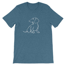 Load image into Gallery viewer, Dachshund Hope - Unisex/Men's T-shirt - WeeShopyDog