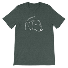 Load image into Gallery viewer, My Special Dachshund - Unisex/Men's T-shirt - WeeShopyDog