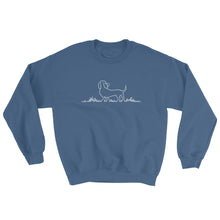 Load image into Gallery viewer, Dachshund Grass - Sweatshirt - WeeShopyDog