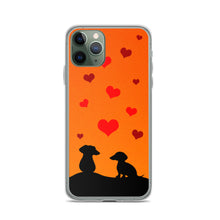 Load image into Gallery viewer, Dachshund In Love - iPhone Case