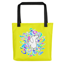 Load image into Gallery viewer, Dachshund Flower Color - Color Tote Bag - WeeShopyDog