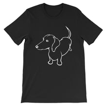 Load image into Gallery viewer, Dachshund Up - Unisex/Men's T-shirt - WeeShopyDog