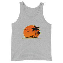 Load image into Gallery viewer, Dachshund Palm Tree - Unisex/Men's Tank Top - WeeShopyDog