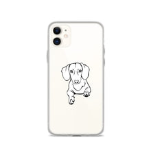 Load image into Gallery viewer, Dachshund Play - iPhone Case
