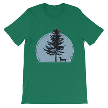 Load image into Gallery viewer, Dachshund Christmas Tree - Unisex/Men's T-shirt - WeeShopyDog
