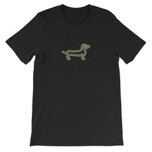Load image into Gallery viewer, Dachshund Line - Unisex/Men's T-shirt - WeeShopyDog