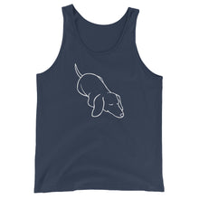 Load image into Gallery viewer, Dachshund Sleep - Unisex/Men's Tank Top - WeeShopyDog
