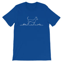 Load image into Gallery viewer, Chihuahua Grass - Unisex/Men's T-shirt - WeeShopyDog