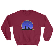 Load image into Gallery viewer, Dachshund Night Love - Sweatshirt - WeeShopyDog