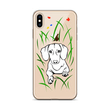 Load image into Gallery viewer, Dachshund Play Grass - iPhone Case