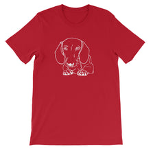 Load image into Gallery viewer, Dachshund Paws - Unisex/Men's T-shirt - WeeShopyDog
