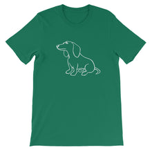 Load image into Gallery viewer, Dachshund Dreamer - Unisex/Men's T-shirt - WeeShopyDog