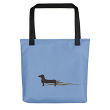 Load image into Gallery viewer, Dachshund Shadow - Color Tote Bag - WeeShopyDog
