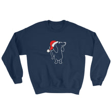 Load image into Gallery viewer, Dachshund Christmas Santa - Sweatshirt - WeeShopyDog