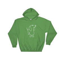 Load image into Gallery viewer, Dachshund - Hooded Sweatshirt - WeeShopyDog