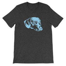Load image into Gallery viewer, Dachshund Blue - Unisex/Men's T-shirt - WeeShopyDog