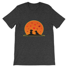 Load image into Gallery viewer, Dachshund In Love - Unisex/Men's T-shirt - WeeShopyDog