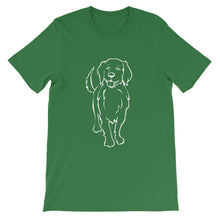 Load image into Gallery viewer, Golden Retriever Smile - Unisex/Men's T-shirt - WeeShopyDog