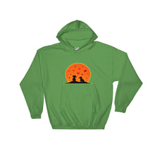 Load image into Gallery viewer, Dachshund In Love - Hooded Sweatshirt - WeeShopyDog