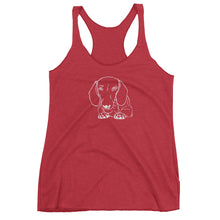 Load image into Gallery viewer, Dachshund Paws - Women's Tank Top - WeeShopyDog