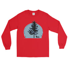 Load image into Gallery viewer, Dachshund Christmas Tree - Long Sleeve T-Shirt - WeeShopyDog