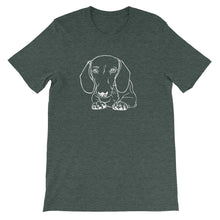 Load image into Gallery viewer, Dachshund Paws - Unisex/Men's T-shirt - WeeShopyDog