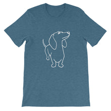 Load image into Gallery viewer, Dachshund - Unisex/Men's T-shirt - WeeShopyDog