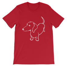 Load image into Gallery viewer, Dachshund Up - Unisex/Men's T-shirt - WeeShopyDog