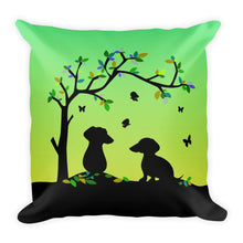 Load image into Gallery viewer, Dachshund Tree Of Life - Square Pillow - WeeShopyDog