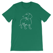 Load image into Gallery viewer, Dachshund Beauty - Unisex/Men's T-shirt - WeeShopyDog