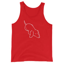 Load image into Gallery viewer, Dachshund Sleep - Unisex/Men's Tank Top - WeeShopyDog