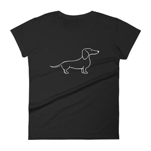Dachshund Happy - Women's T-shirt - WeeShopyDog