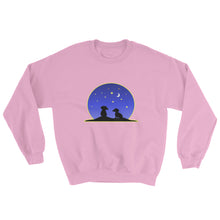 Load image into Gallery viewer, Dachshund Night Love - Sweatshirt - WeeShopyDog