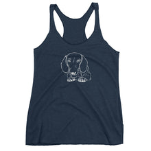 Load image into Gallery viewer, Dachshund Paws - Women's Tank Top - WeeShopyDog