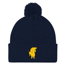 Load image into Gallery viewer, Dachshund - Pom Pom Knit Beanie - WeeShopyDog