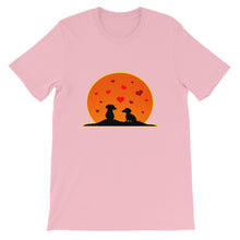 Load image into Gallery viewer, Dachshund In Love - Unisex/Men's T-shirt - WeeShopyDog